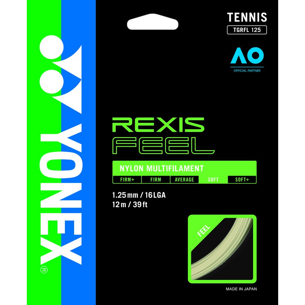 ヨネックス YONEX テニスガット・ストリング  レクシスフィール130 単張 REXIS FEEL　TGRFL130