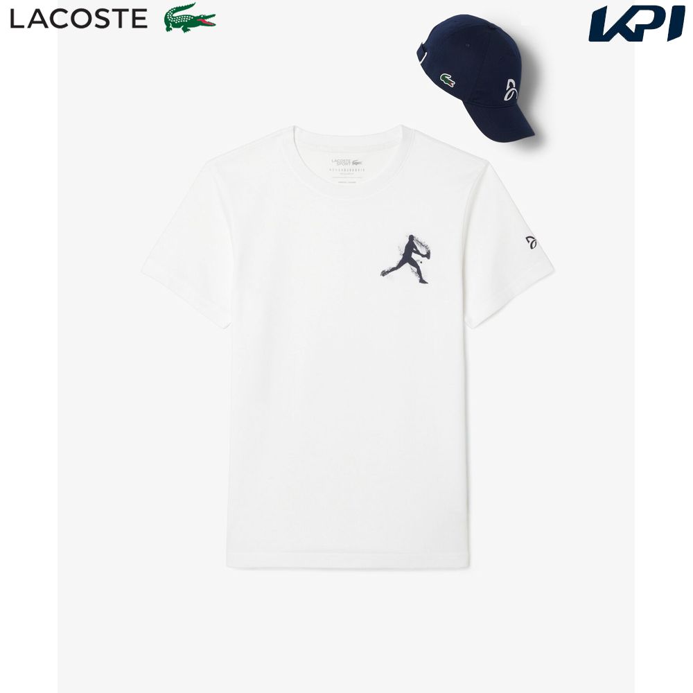 ラコステ LACOSTE テニスウェア メンズ   MEN S TEE-SHIRT 半袖Tシャツとキャップセット TH1044-99-522 2025SS