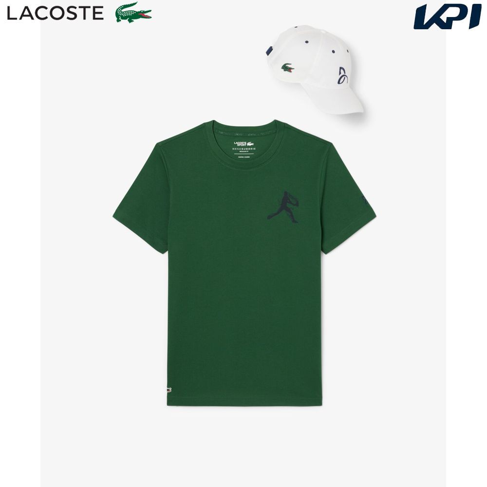 ラコステ LACOSTE テニスウェア メンズ   『ノバク・ジョコビッチ』ドライTシャツ＆キャップ TH1044-99-381 2025FW 8月下旬発売予定※予約