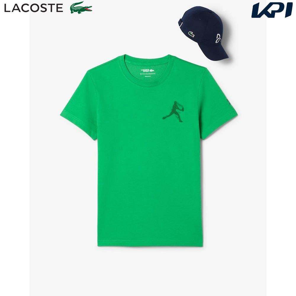 ラコステ LACOSTE テニスウェア メンズ   MEN S TEE-SHIRT 半袖Tシャツとキャップセット TH1044-99-FQI 2025SS