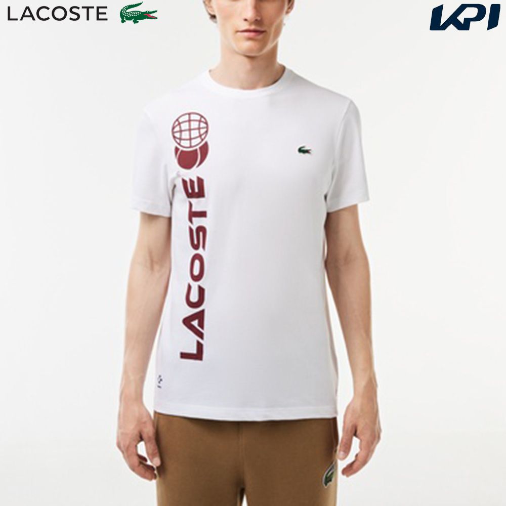 ラコステ LACOSTE テニスウェア メンズ 『ダニール・メドベージェフ』クルーネックTシャツ TH1795-10-001 2023FW