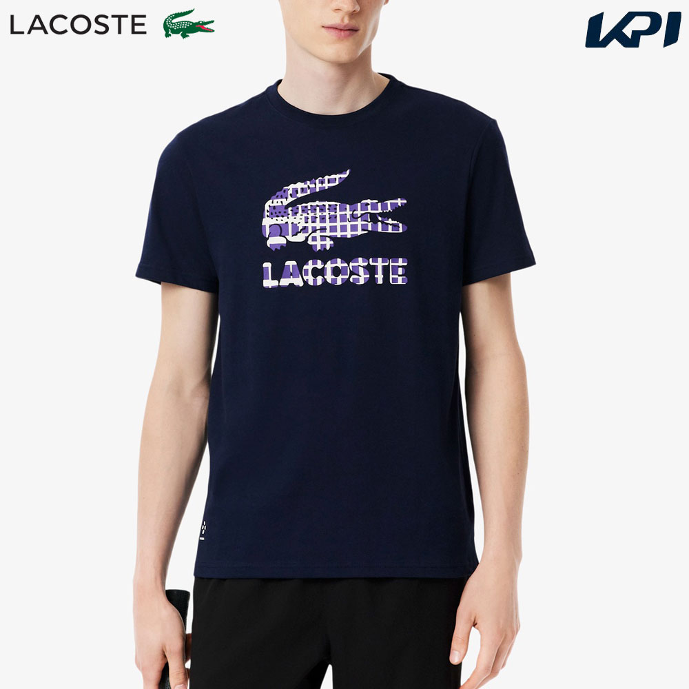 ラコステ LACOSTE テニスウェア メンズ   『ダニール・メドベージェフ』ラケットレイヤードグラフィックプリントTシャツ TH4769-99-166 2025FW
