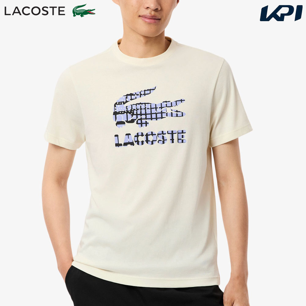 ラコステ LACOSTE テニスウェア メンズ   『ダニール・メドベージェフ』ラケットレイヤードグラフィックプリントTシャツ TH4769-99-XFJ 2025FW