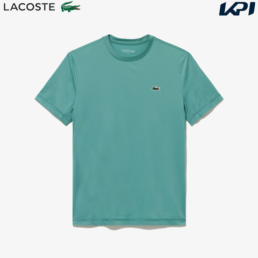 ラコステ LACOSTE テニスウェア メンズ ヒートレギュレーティングクルーネックTシャツ TH5207-99-SI0 2023FW