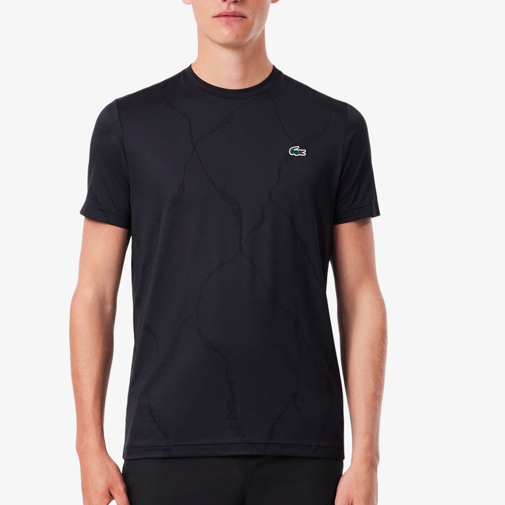 ラコステ LACOSTE テニスウェア メンズ   ウルトラドライワニジャカードTシャツ TH6720-99-031 2026FW 9月中旬発売予定※予約