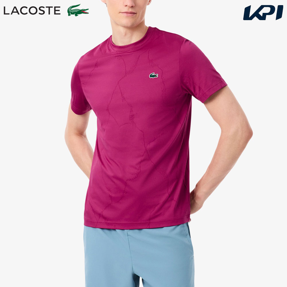 ラコステ LACOSTE テニスウェア メンズ   Tシャツ TH6720-99-JBD 2026FW 8月下旬発売予定※予約