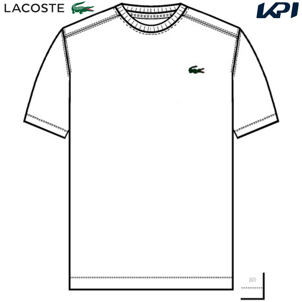 ラコステ LACOSTE テニスウェア メンズ メンズ 半袖Tシャツ TH7618-99-001 2023FW 9月中旬発売予定※予約