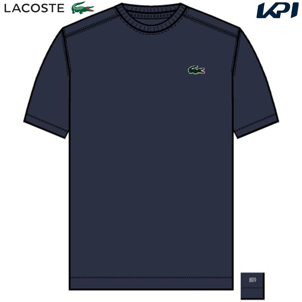 ラコステ LACOSTE テニスウェア メンズ メンズ 半袖Tシャツ TH7618-99-166 2023FW 9月中旬発売予定※予約