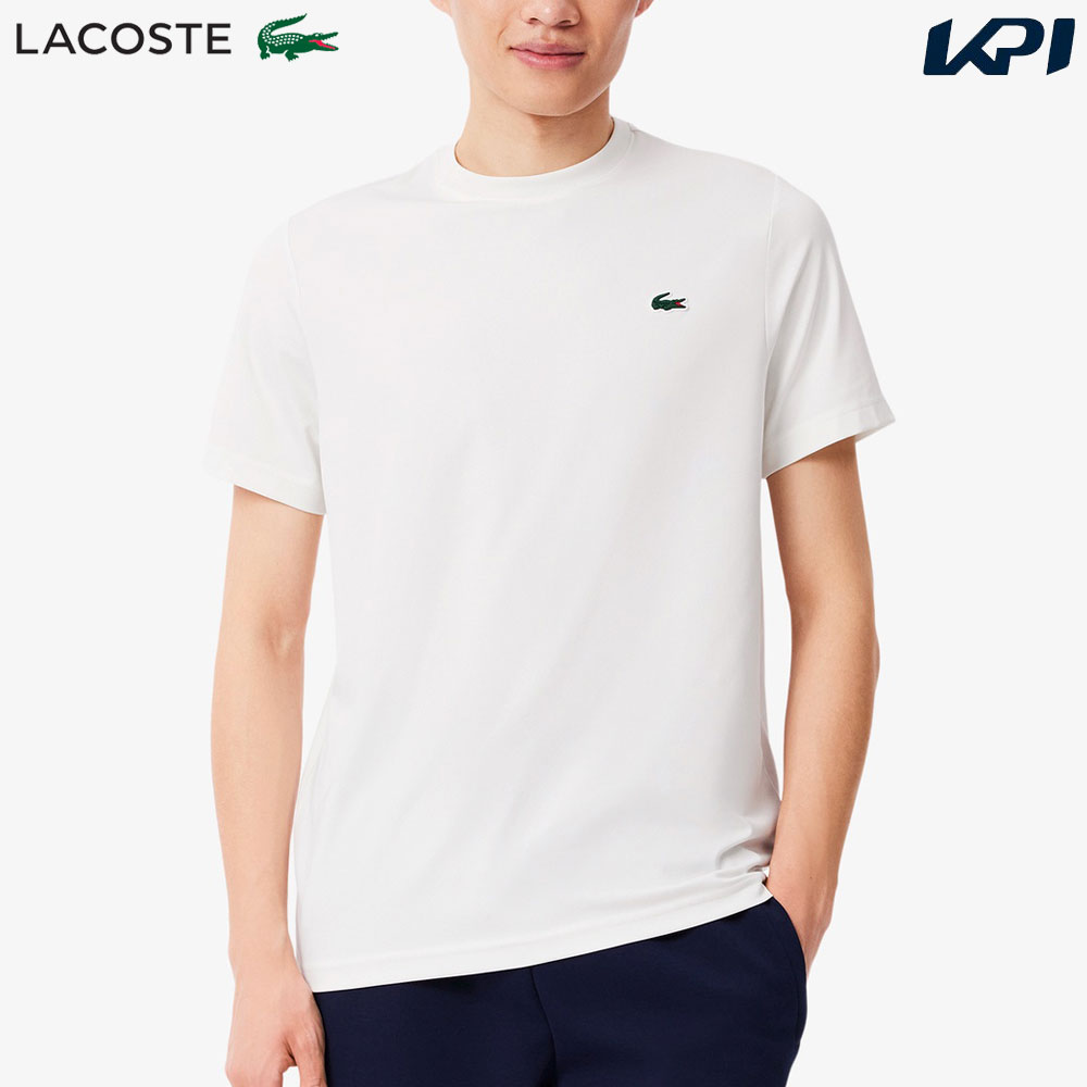 ラコステ LACOSTE テニスウェア メンズ   ウルトラドライワンポイント Tシャツ TH8920-99-001 2025SS