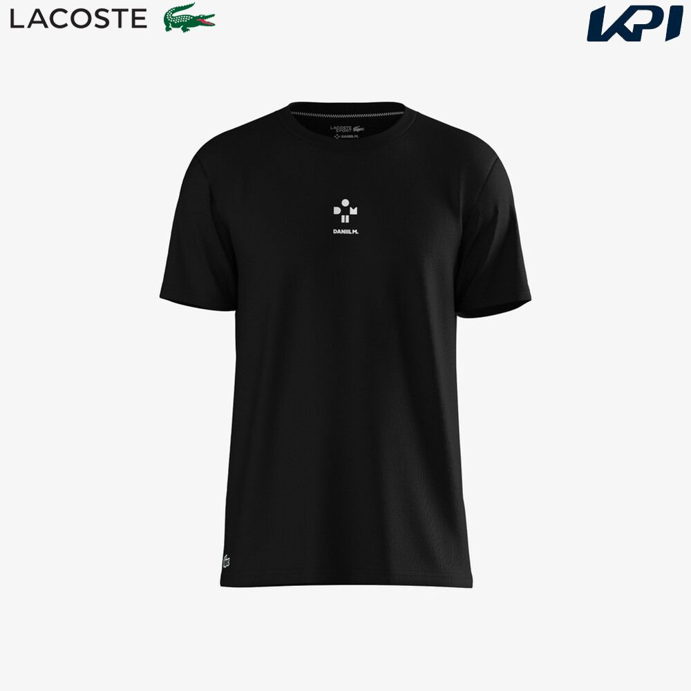 ラコステ LACOSTE テニスウェア メンズ   『ダニール・メドベージェフ』シグネチャープリントドライTシャツ TH9447-10-031 2024FW