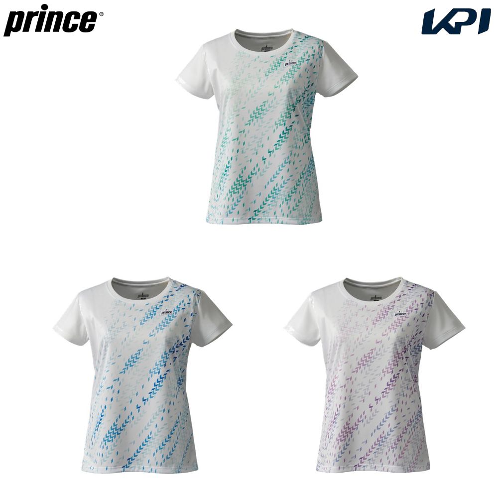 プリンス Prince テニスウェア レディース   ゲームシャツ TML195T 2024SS