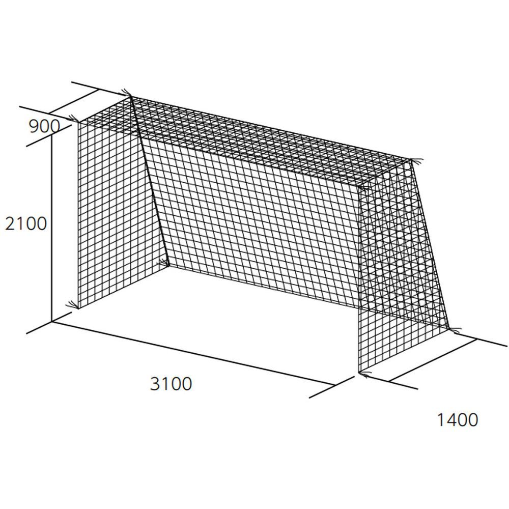 トーエイライト TOEILIGHT フットサル設備用品    フットサル･ハンドゴールネット B2062