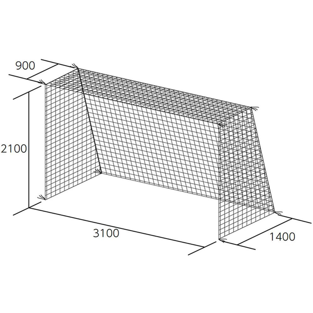 トーエイライト TOEILIGHT ハンドボール設備用品    ハンドゴールネット(検) B2063