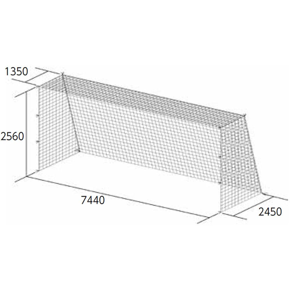 トーエイライト TOEILIGHT サッカー設備用品    一般サッカーゴールネット B2533