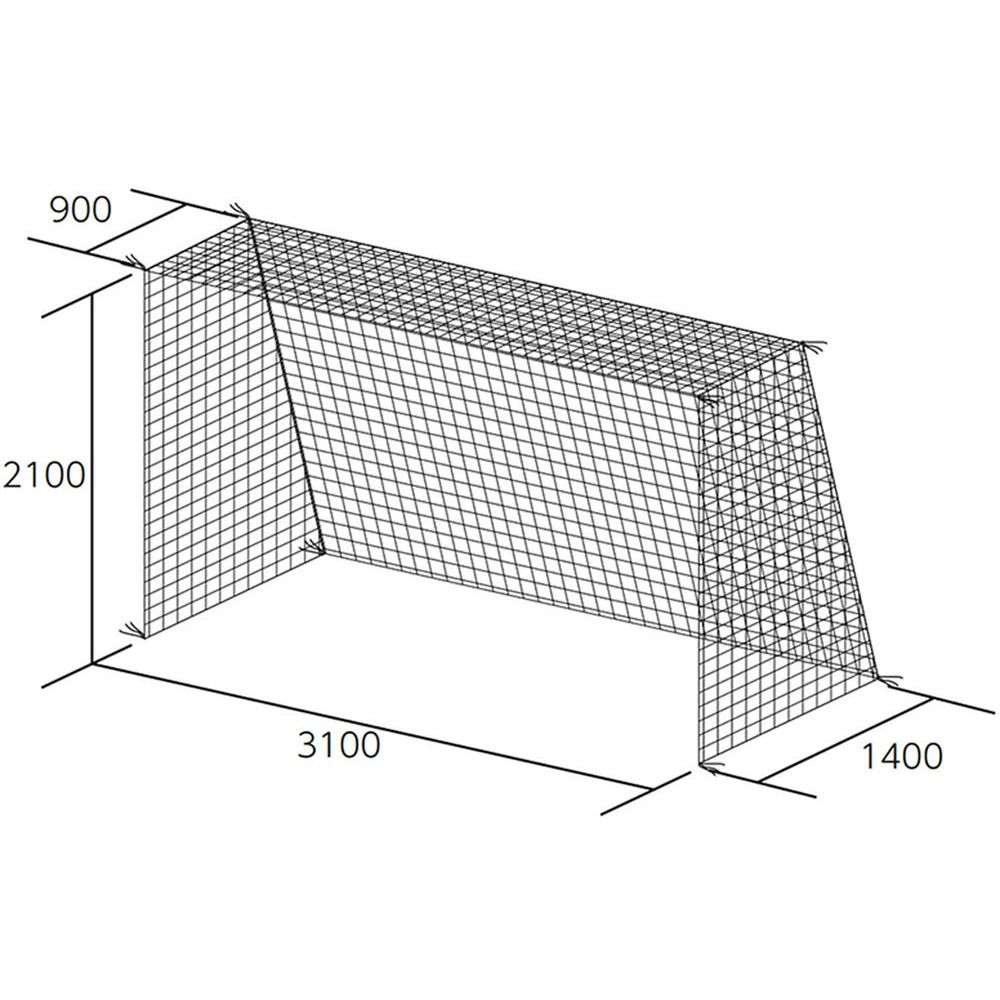 トーエイライト TOEILIGHT ハンドボール設備用品    ハンドゴールネット(検) B3957