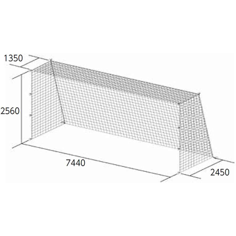 トーエイライト TOEILIGHT サッカー設備用品    一般サッカーゴールネット B7175