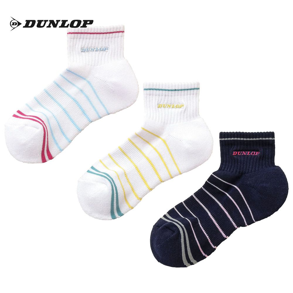 ダンロップ DUNLOP テニスウェア レディース ソックス（ショート） TPO-6142W 2021SS