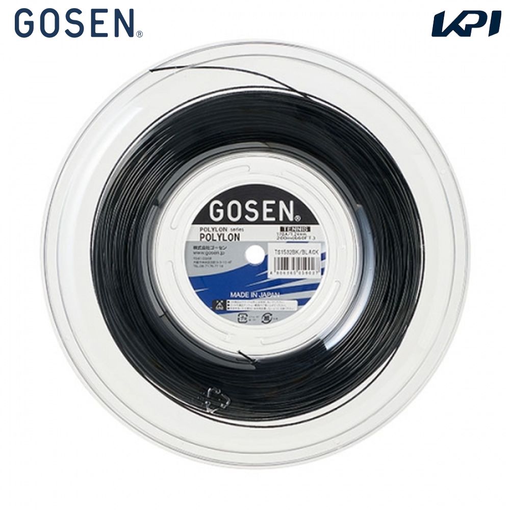 ゴーセン GOSEN テニスガット・ストリング    POLYLON 18 200mロール ポリロン 18 TS1542