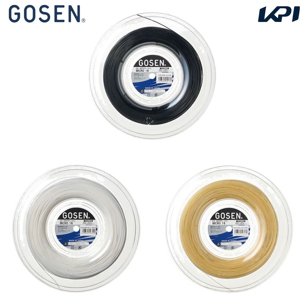 ゴーセン GOSEN テニスガット・ストリング    OG-SHEEP MICRO 17 200mロール TS4042