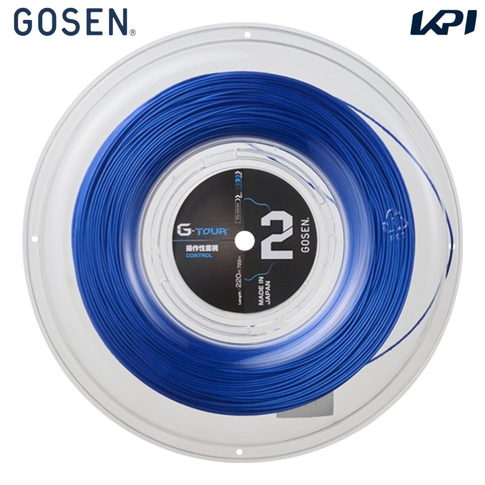 ゴーセン GOSEN テニスガット・ストリング    Ｇ-TOUR2 17 220mロール TSGT222