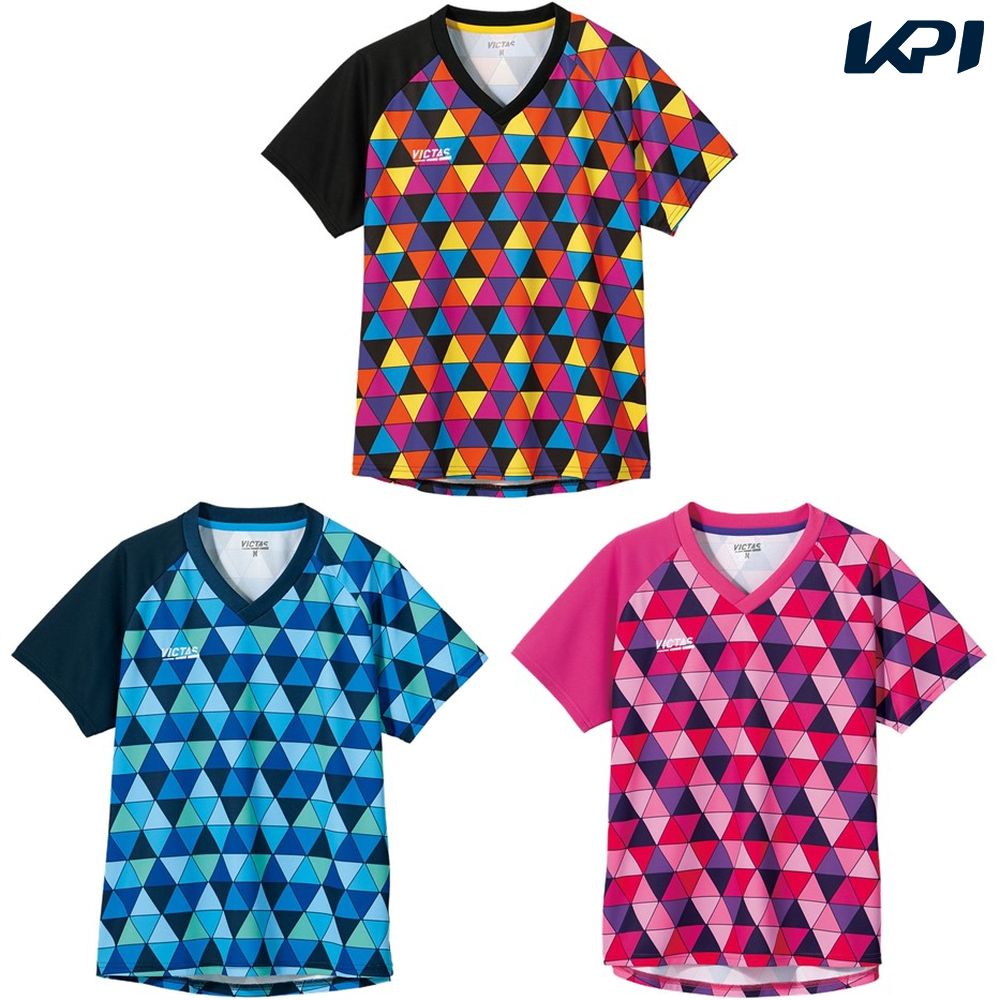 ヴィクタス VICTAS 卓球ウェア レディース COLORFUL TRIANGLE LGS TSP612104 2021