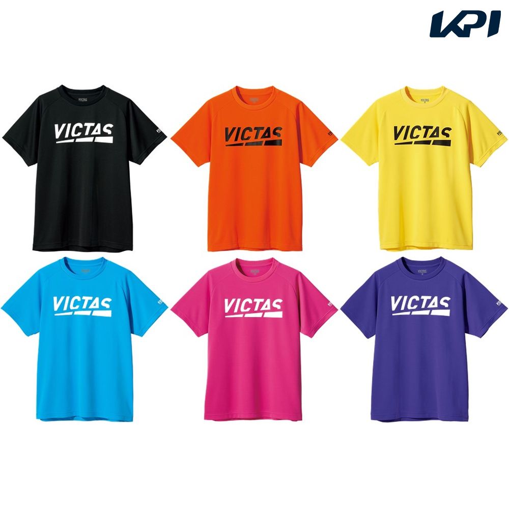 ヴィクタス VICTAS 卓球ウェア ユニセックス PLAY LOGO TEE TSP632101 2021