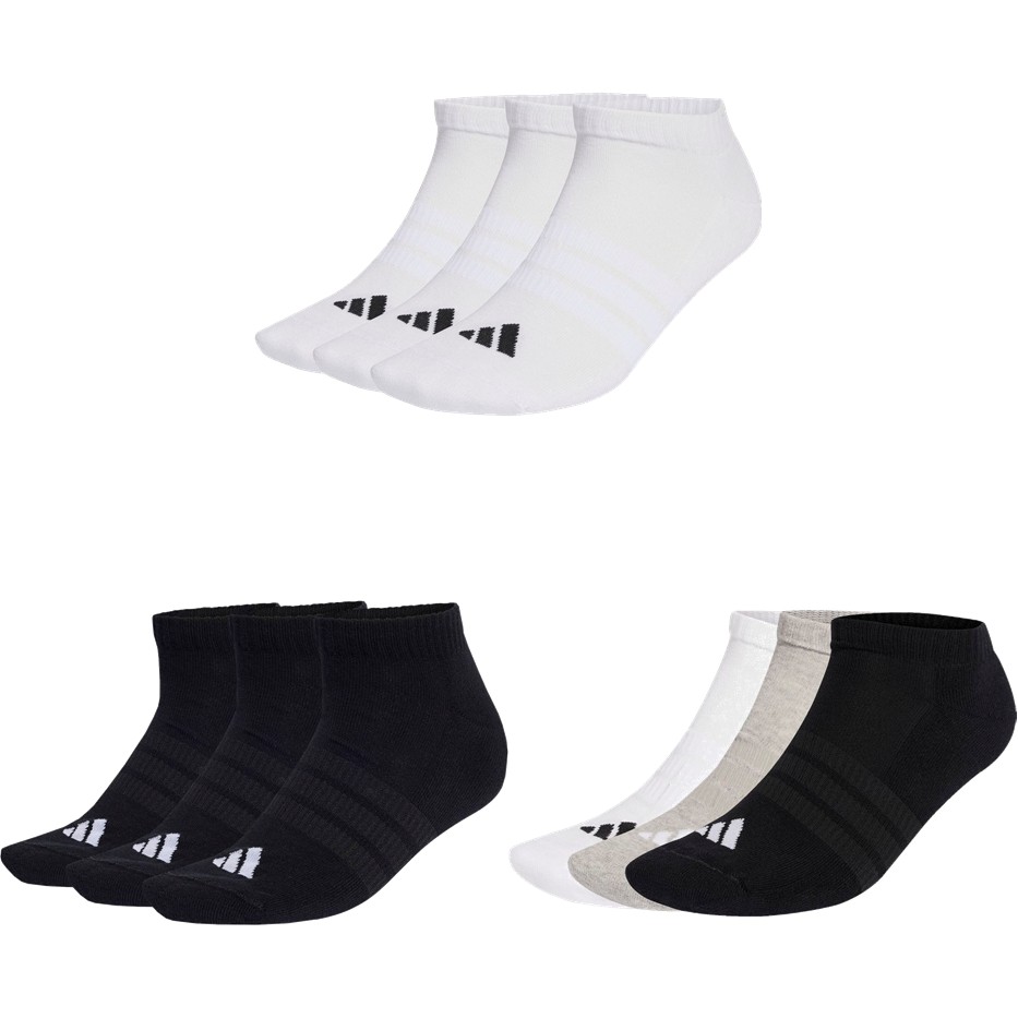 アディダス adidas マルチSPアクセサリー ユニセックス   クッションド エッセンシャルズ ローカット ソックス 3足組 UB975
