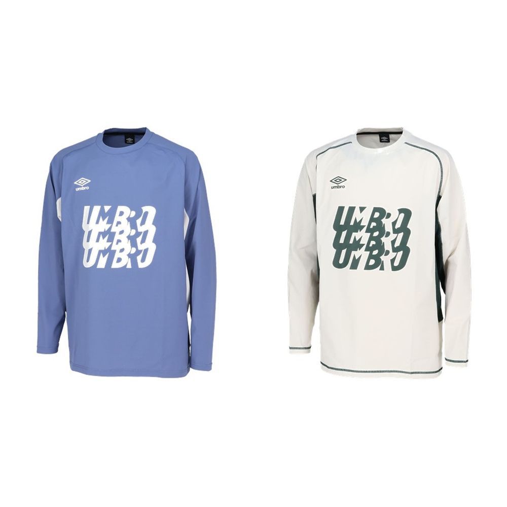 アンブロ UMBRO サッカーウェア メンズ   【THE THIRD by UMBRO】長袖フィールテックプラクティスシャツ UF6SLS51M 2026SS