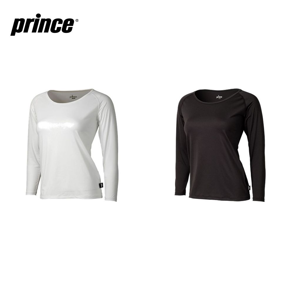 プリンス Prince テニスウェア レディース ICEDRY クルーネックロングスリーブシャツ UW835 2022SS