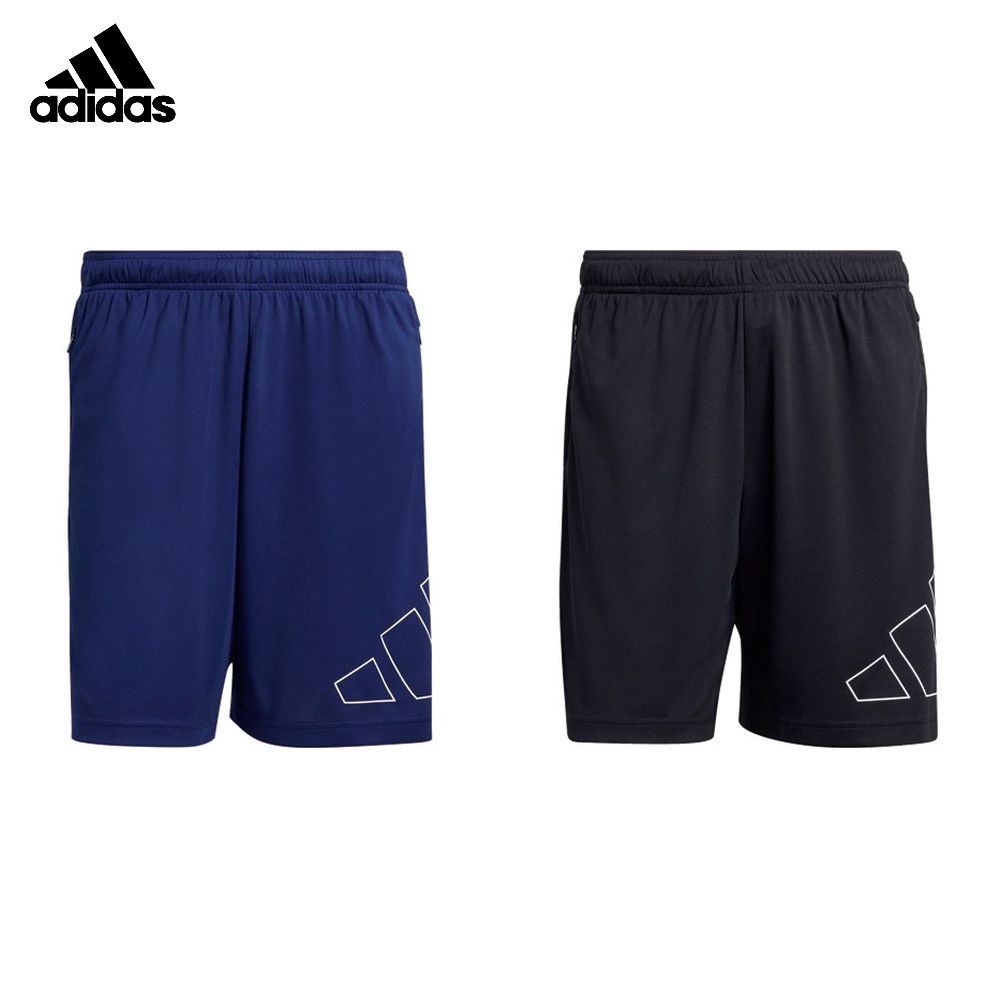 アディダス adidas ランニングウェア メンズ   ワークアウト エッセンシャルズ ベース ピケ ビッグロゴ ショーツ VB798 2026SS