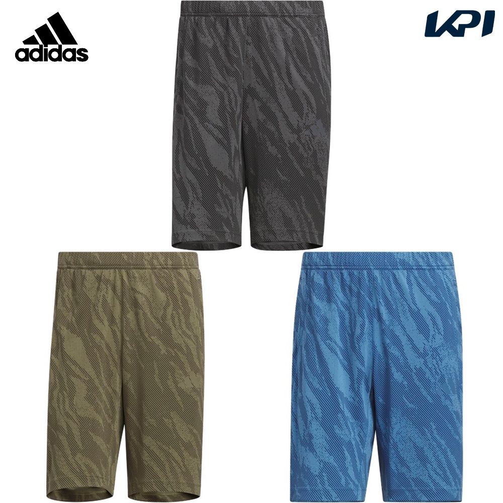 アディダス adidas ランニングウェア メンズ   テック エッセンシャルズ クールタッチ カモ AOP 9インチ ショーツ VC669 2026SS