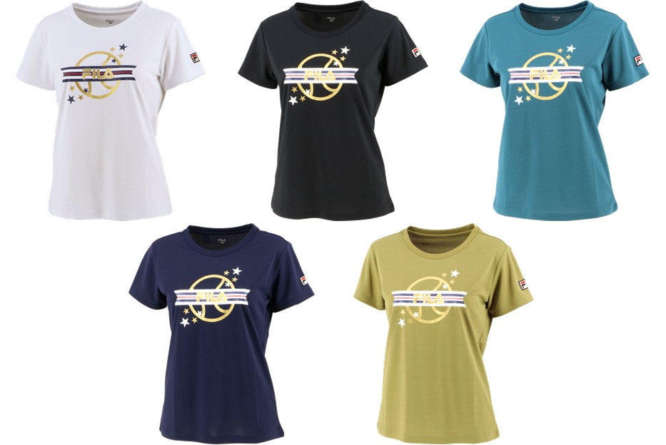 フィラ FILA テニスウェア レディース グラフィックTシャツ VL2370 2021FW