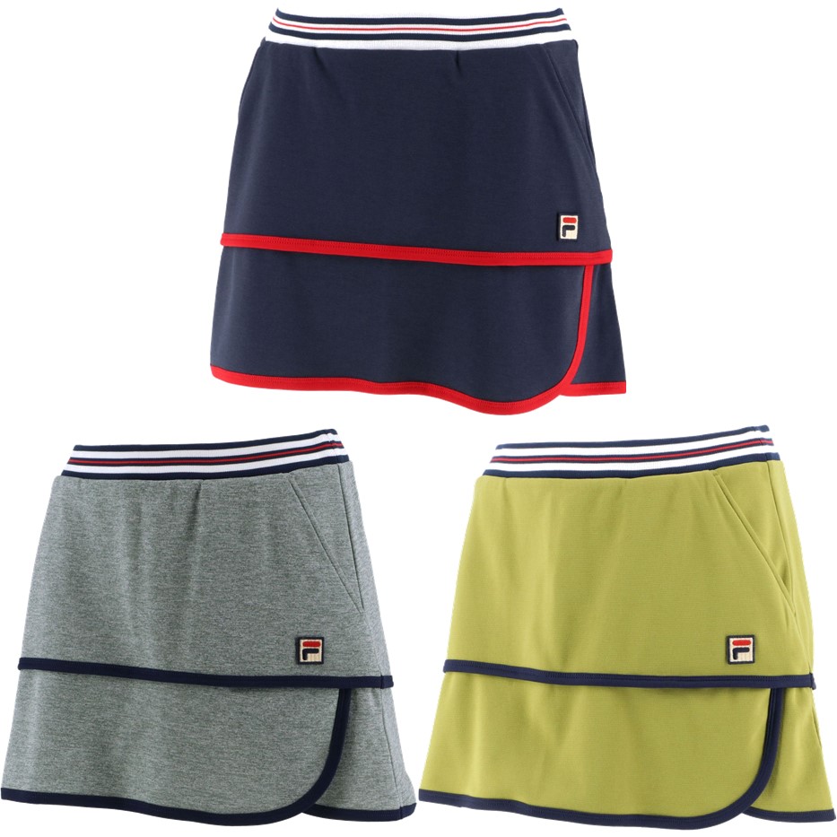 フィラ FILA テニスウェア レディース スコート VL2374 2021FW