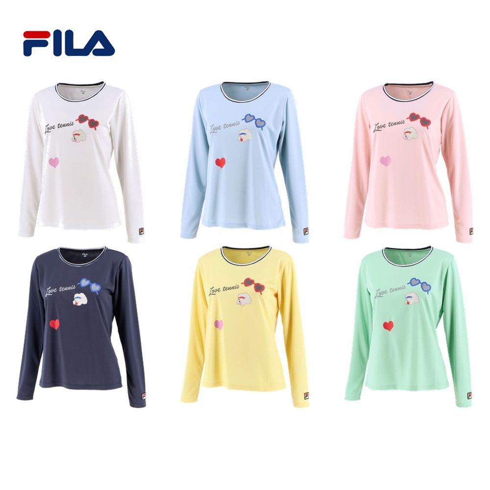 フィラ FILA テニスウェア レディース  ロングスリーブTシャツ VL2436 2022SS