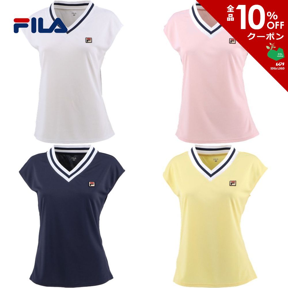 フィラ FILA テニスウェア レディース  ゲームシャツ VL2437 2022SS