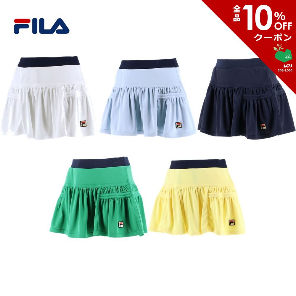 フィラ FILA テニスウェア レディース  スコート VL2443 2022SS