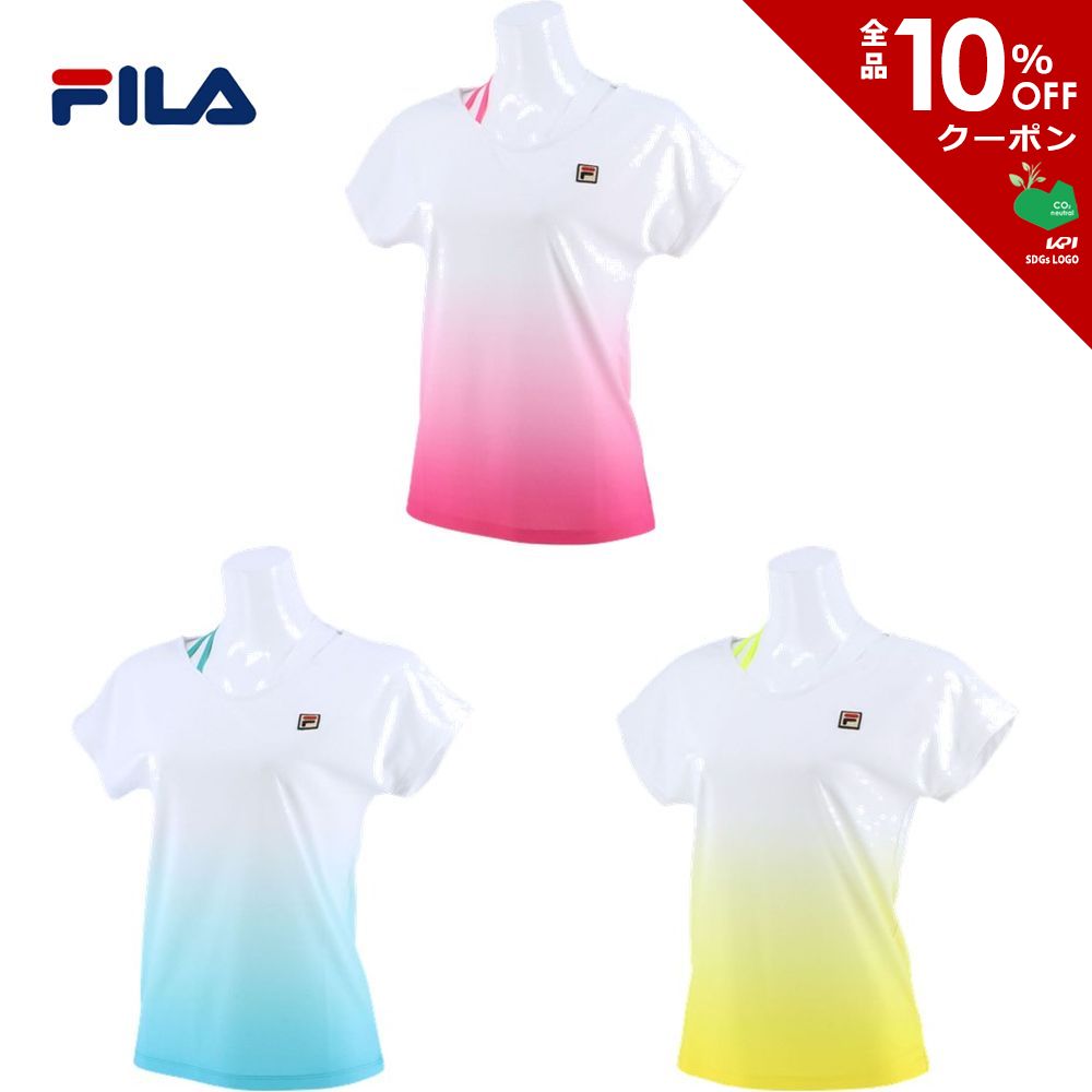フィラ FILA テニスウェア レディース  ゲームシャツ VL2450 2022SS