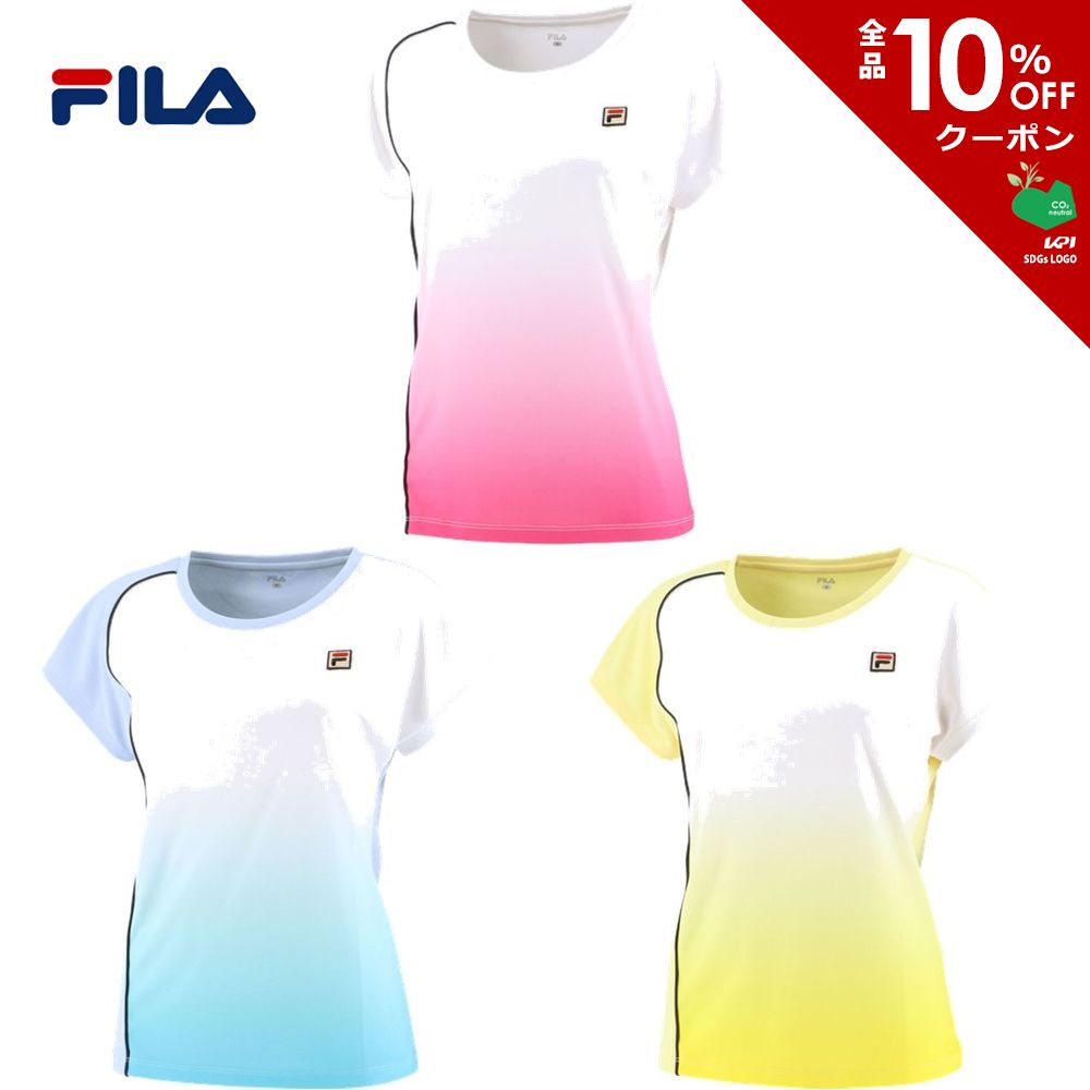 フィラ FILA テニスウェア レディース  ゲームシャツ VL2451 2022SS