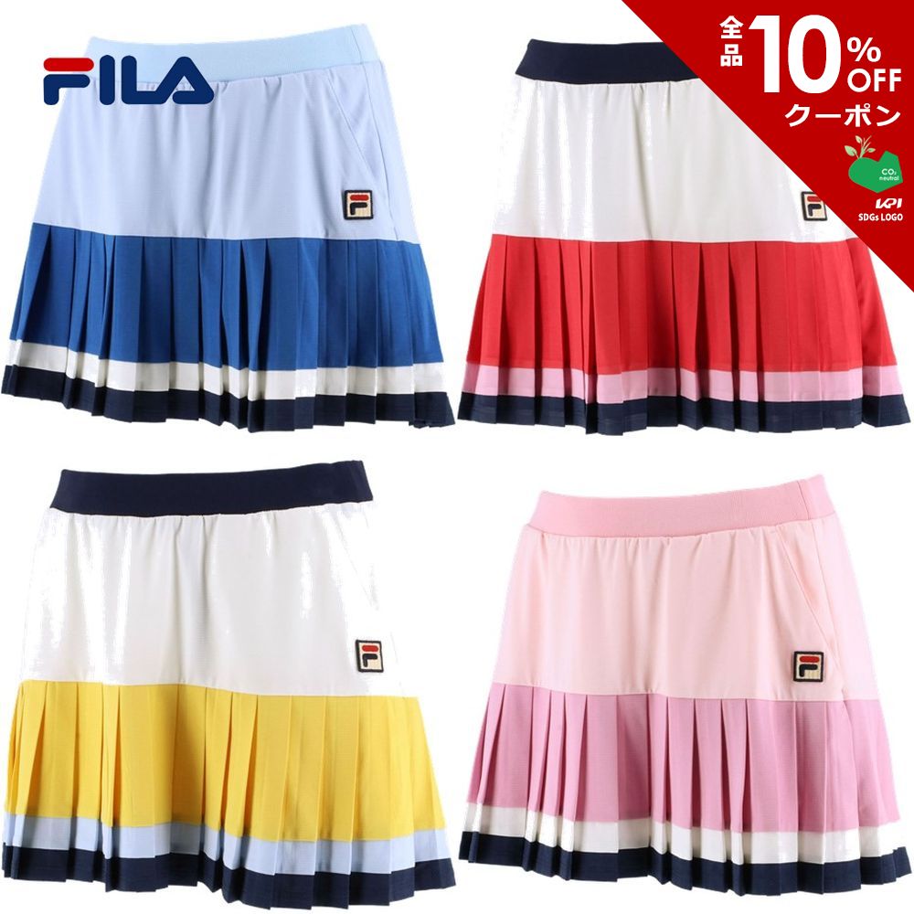 フィラ FILA テニスウェア レディース  スコート VL2455 2022SS