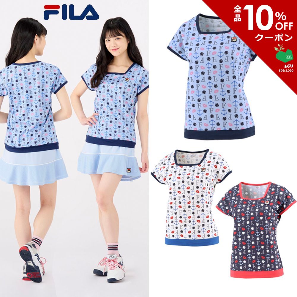 フィラ FILA テニスウェア レディース ゲームシャツ VL2457 2022SS