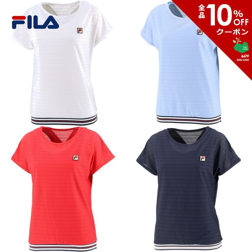 フィラ FILA テニスウェア レディース  ゲームシャツ VL2466 2022SS
