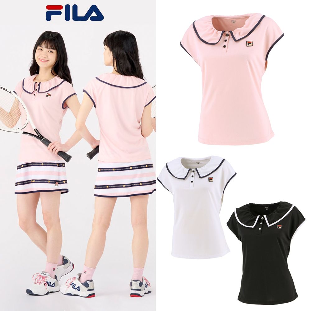 フィラ FILA テニスウェア レディース ゲームシャツ VL2473 2022SS