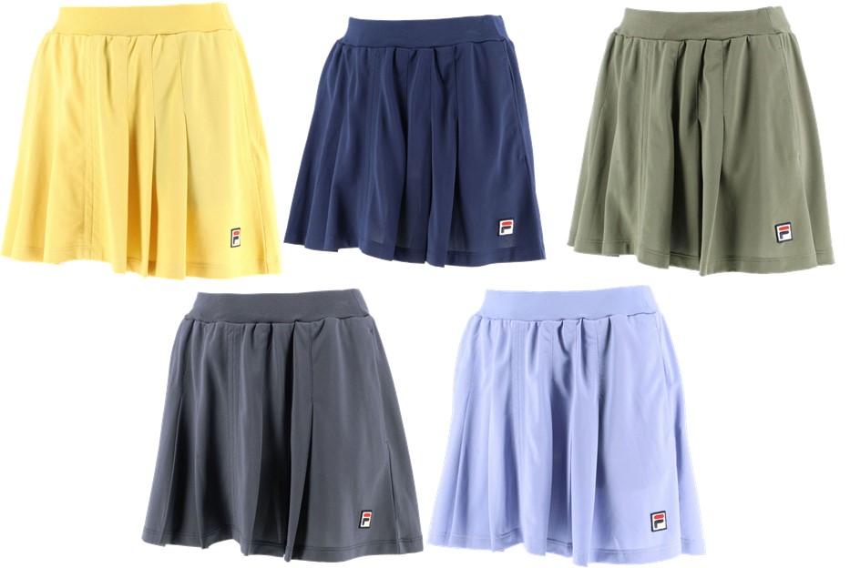 フィラ FILA テニスウェア レディース スコート VL2487 2022SS