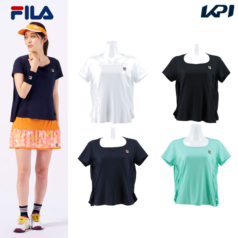 フィラ FILA テニスウェア レディース ゲームシャツ VL2620 2023SS 