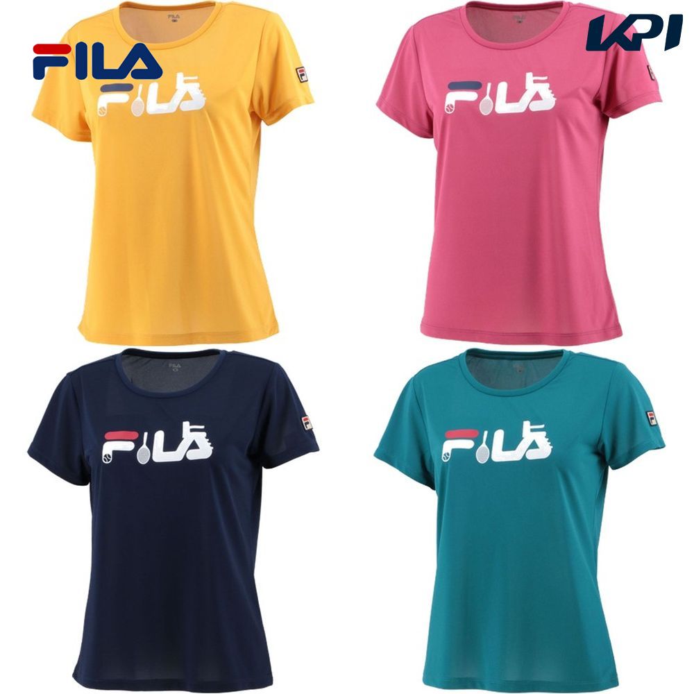 フィラ FILA テニスウェア レディース グラフィックTシャツ VL2652 2023SS