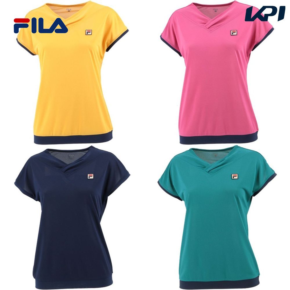 フィラ FILA テニスウェア レディース ゲームシャツ VL2654 2023SS