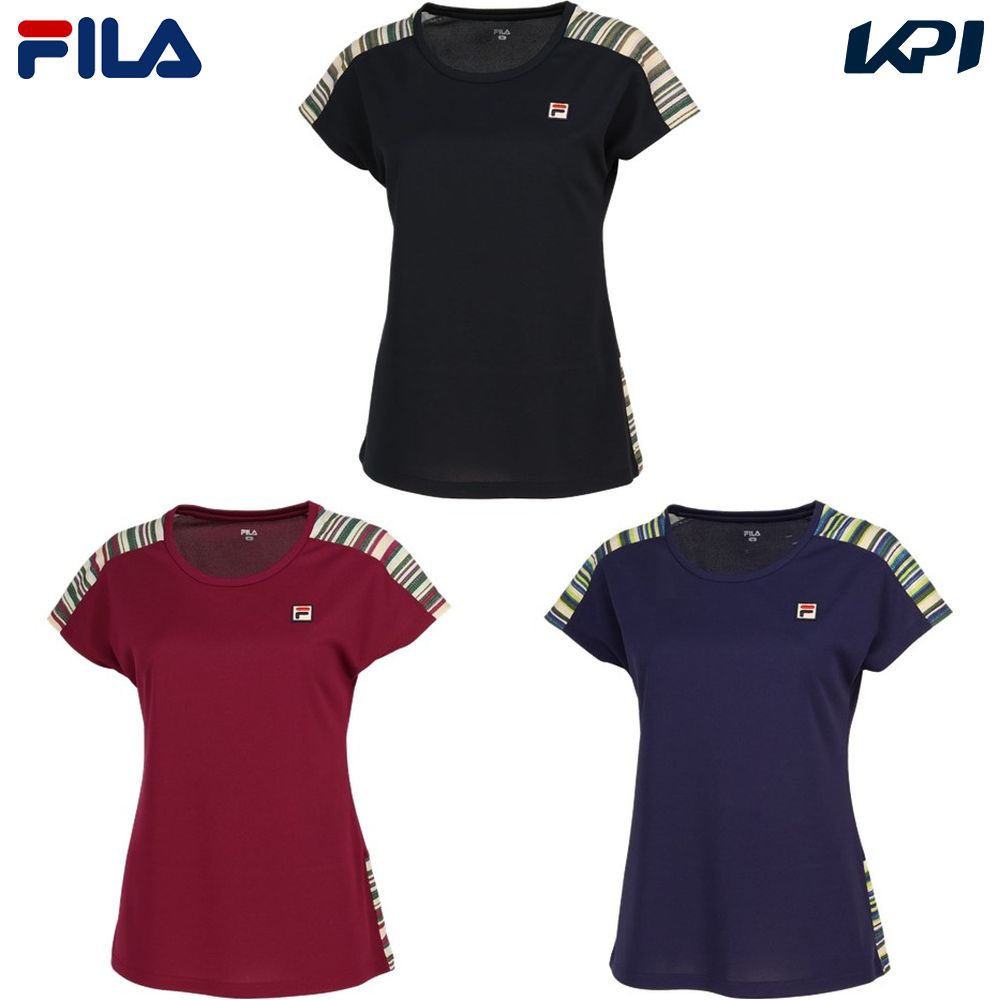 フィラ FILA テニスウェア レディース ゲームシャツ VL2692 2023FW