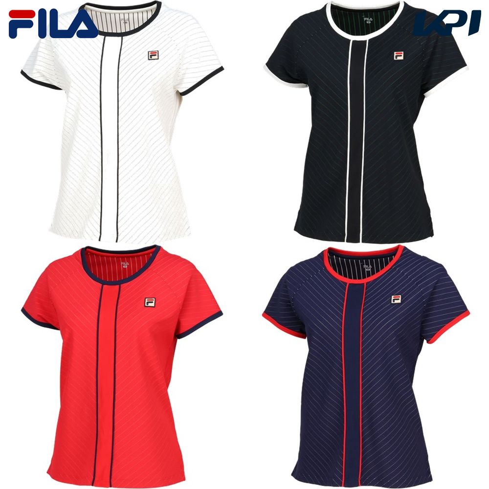 フィラ FILA テニスウェア レディース ゲームシャツ VL2720 2023FW