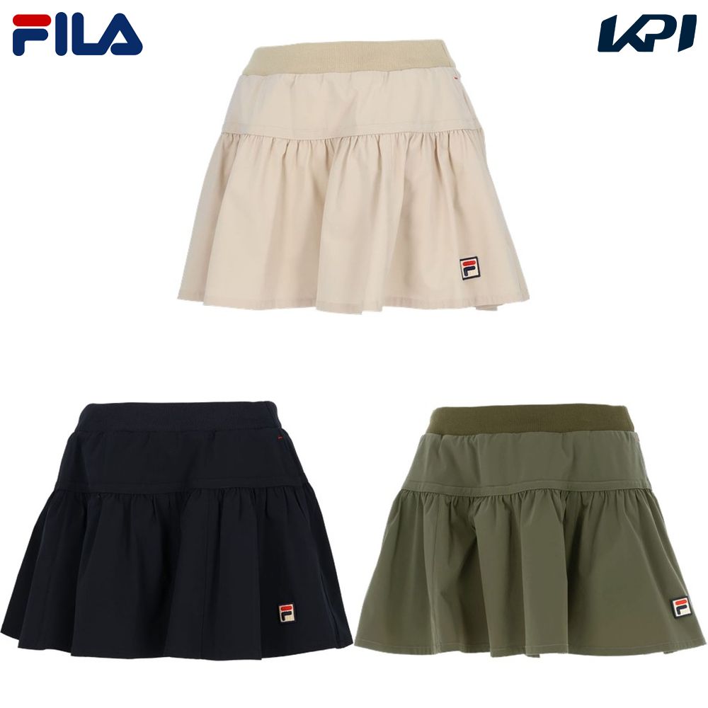 フィラ FILA テニスウェア レディース スコート VL2725 2023FW - KPI