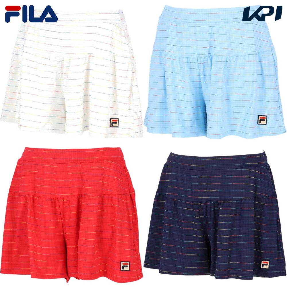 フィラ FILA テニスウェア レディース ショートパンツ VL2803 2024SS - KPI CLUB（KPI公式オンラインストア）